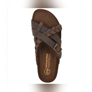 Women's White Mountain Footbeds Harrington Sandals-Size 8